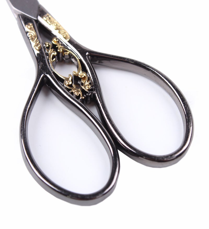 BIHRTC Vintage Plum Blossom Clouds Sewing Scissors for Embroidery, Sewing, Craft, Art Work & Everyday Use - Pack of 2,1pc Per Design - Image 2